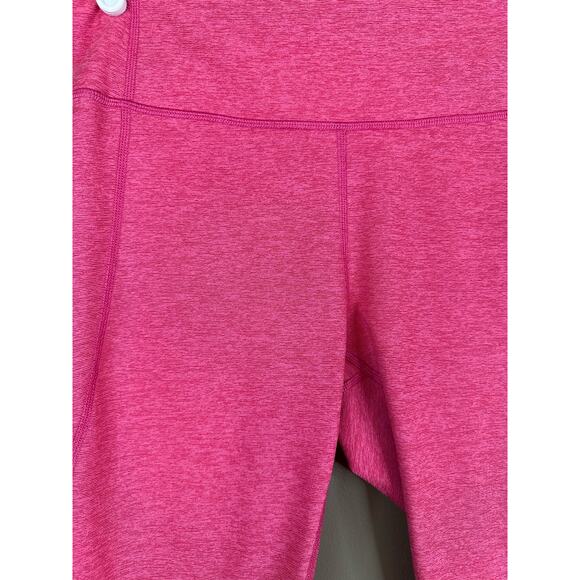 Outdoor Voices Hot Pink Barbie 3/4 Cropped Spandex Blend Leggings Size Medium - Picture 3 of 5